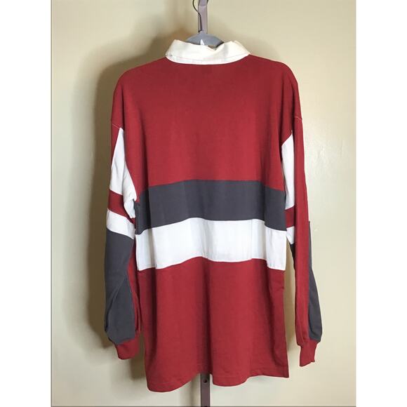 Knight of Round Table Mens  Vintage Long/ Sl  Polo Shirt  Sz. Lrg Preppy  Y2K - Picture 3 of 9